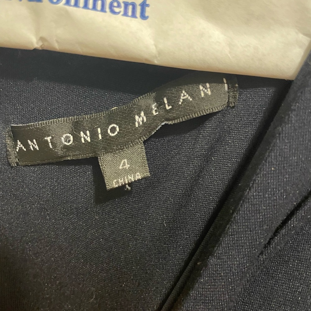 ANTONIO MELANI Black Sport Coat for Formal Occasions